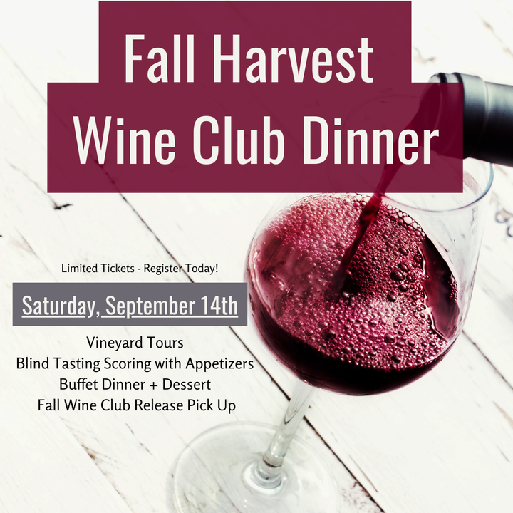 2024 Fall Harvest Wine Club Dinner