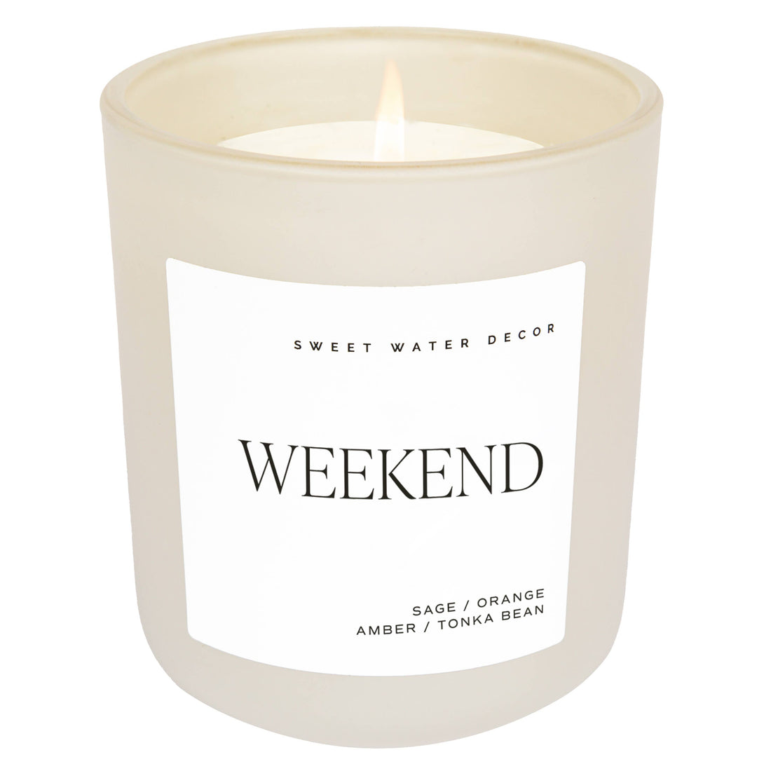 Weekend 15 oz Soy Candle, Matte Jar - Home Decor