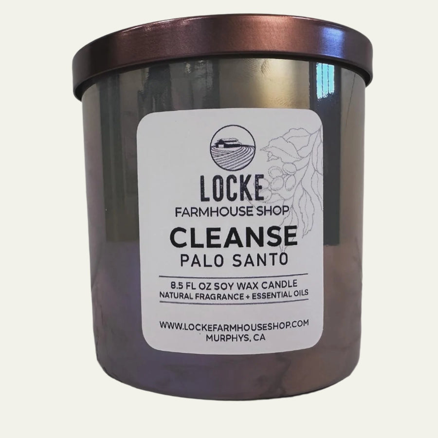 CLEANSE CANDLE: Palo Santo Pearl Jar