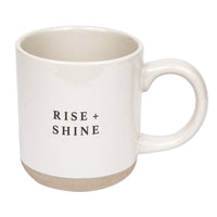 Rise and Shine Stoneware Coffee Mug - Home Decor & Gifts